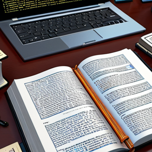 **Image Prompt 1:** A translator meticulously working at a computer, surrounded by dictionaries, language tools, and open books. The scene emphasizes accuracy, with close-ups on precise wording and annotations. A holographic display shows a complex legal contract with highlighted key terms. The overall atmosphere is focused and professional.