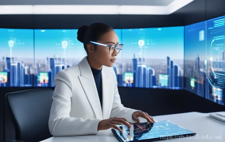 통번역사 고급과정 - **Prompt:** A dynamic and innovative male translator in his early 40s, wearing smart-casual clothing... 통번역사 고급과정 - **Prompt:** A dynamic and innovative male translator in his early 40s, wearing smart-casual clothing...