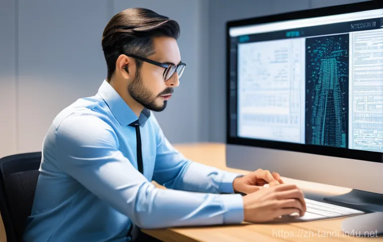 통번역사 통역 산업의 변화 - **Prompt:** A professional adult male and female translator, both dressed in smart casual attire, co...